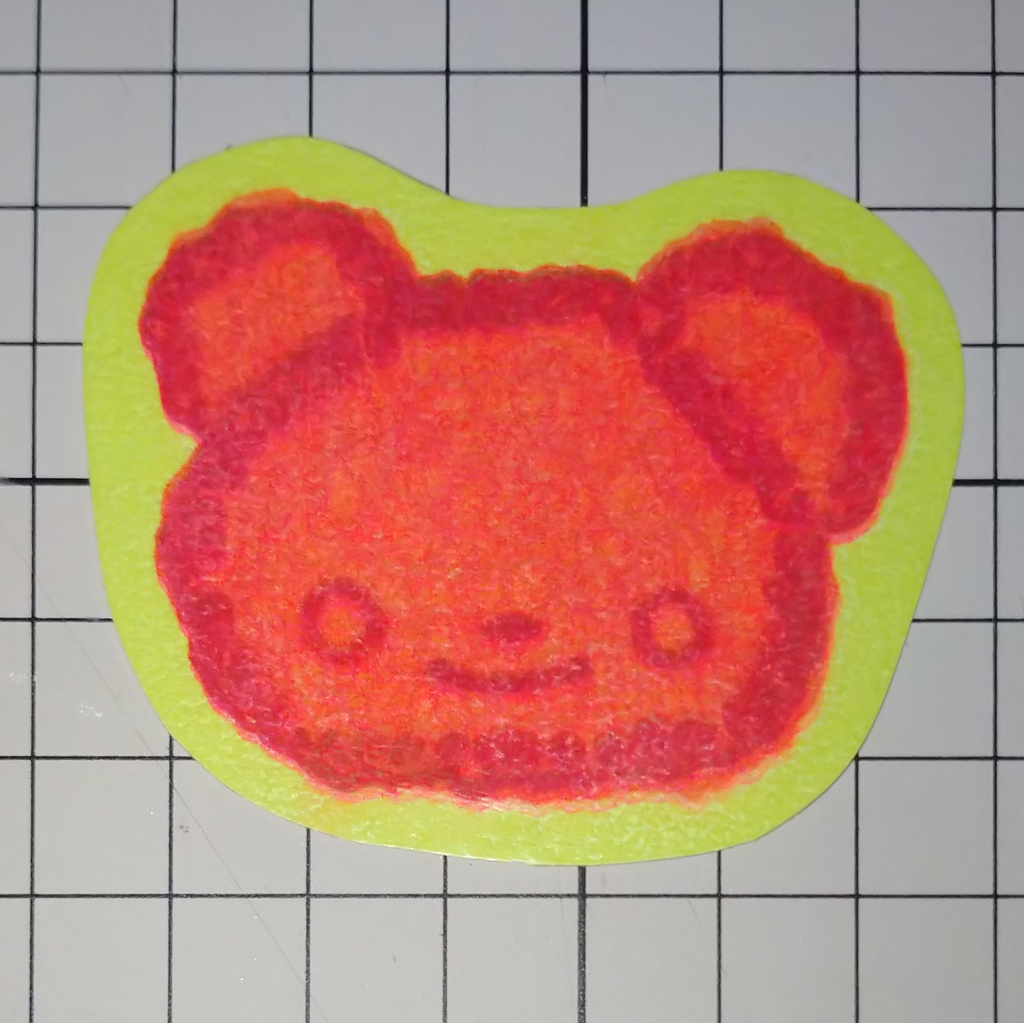 リソステッカー くま