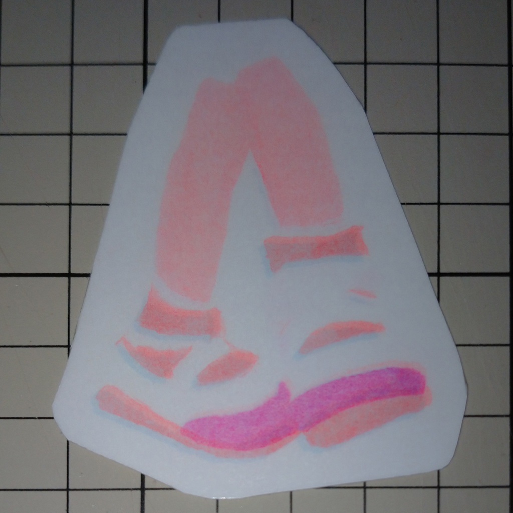 リソステッカー うわばき