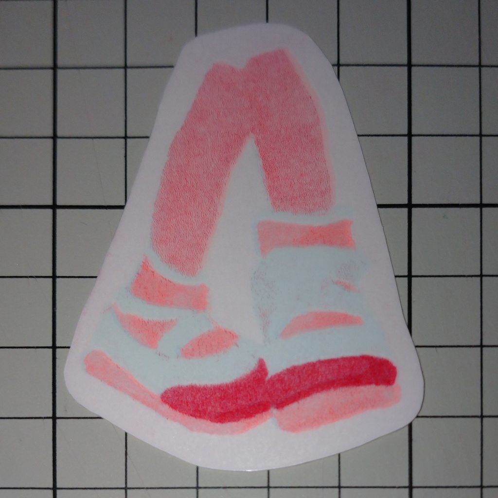 リソステッカー  うわばき