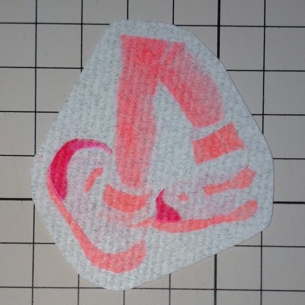 リソステッカー うわばき