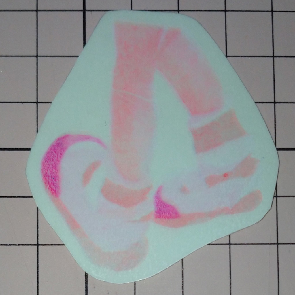 リソステッカー  うわばき