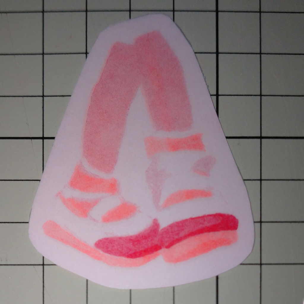 リソステッカー  うわばき