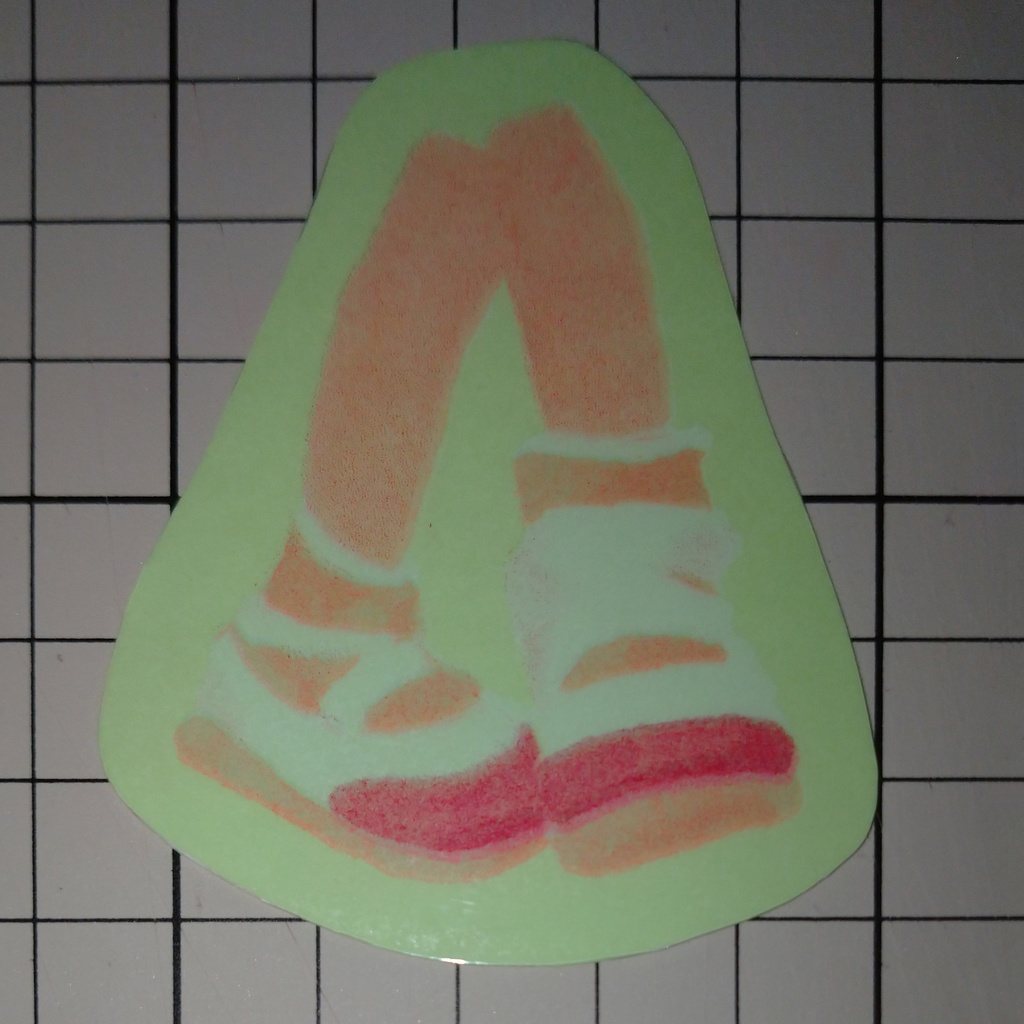 リソステッカー  うわばき