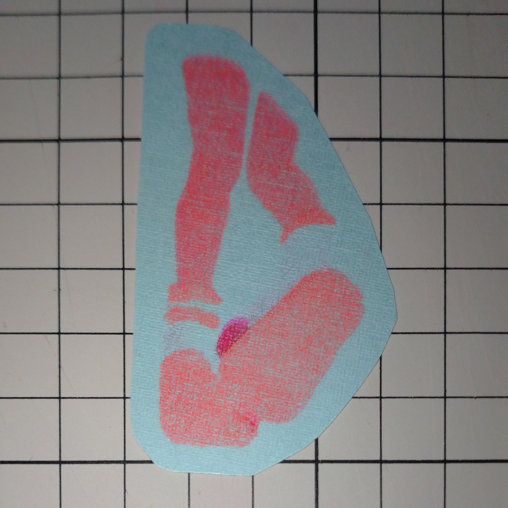 リソステッカー  うわばき