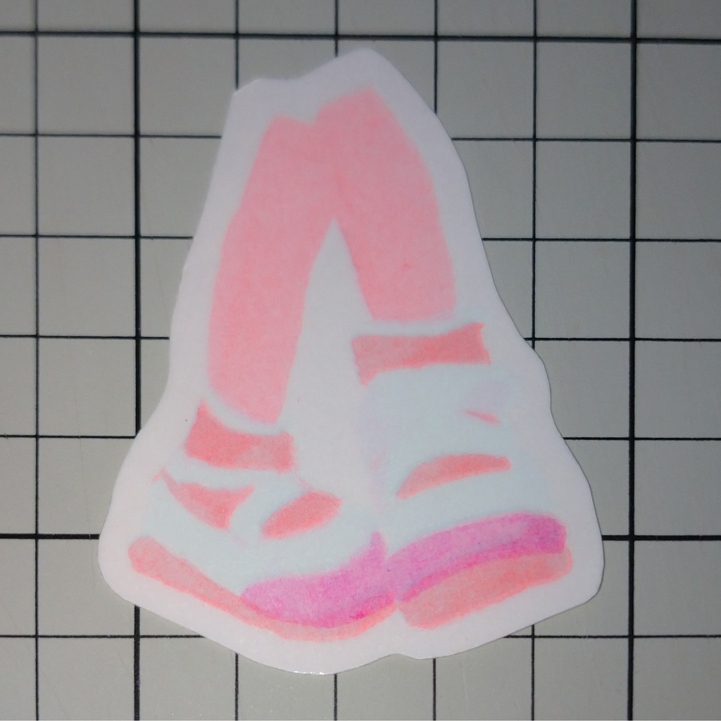 リソステッカー  うわばき