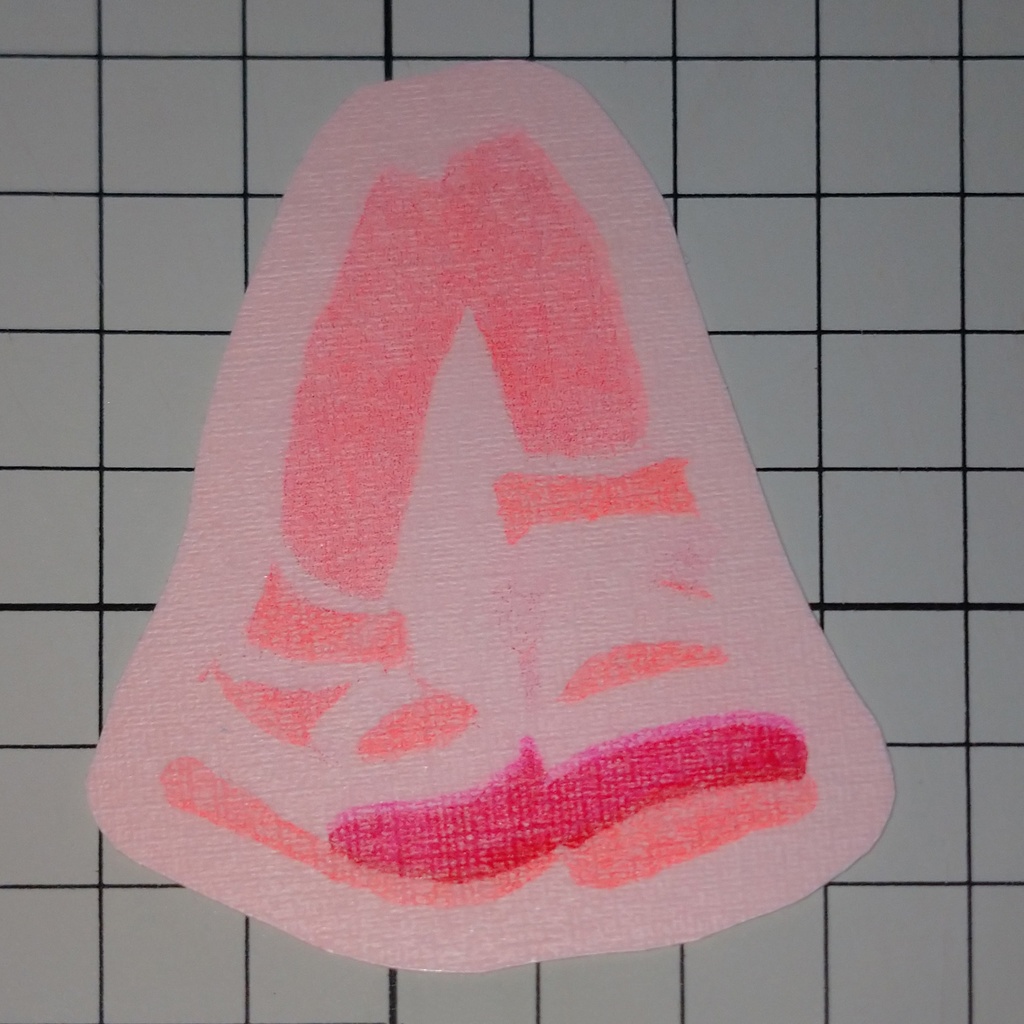 リソステッカー うわばき