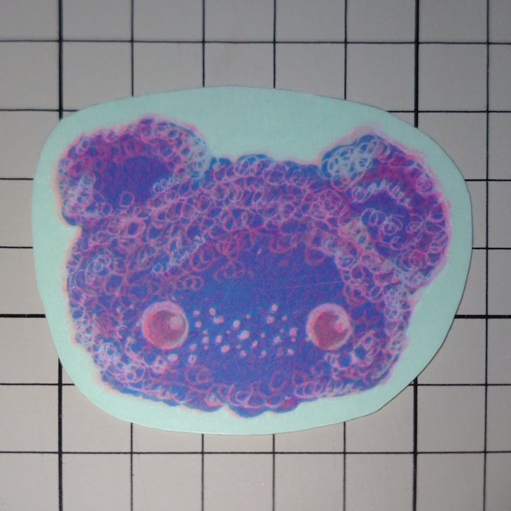 リソステッカー くま