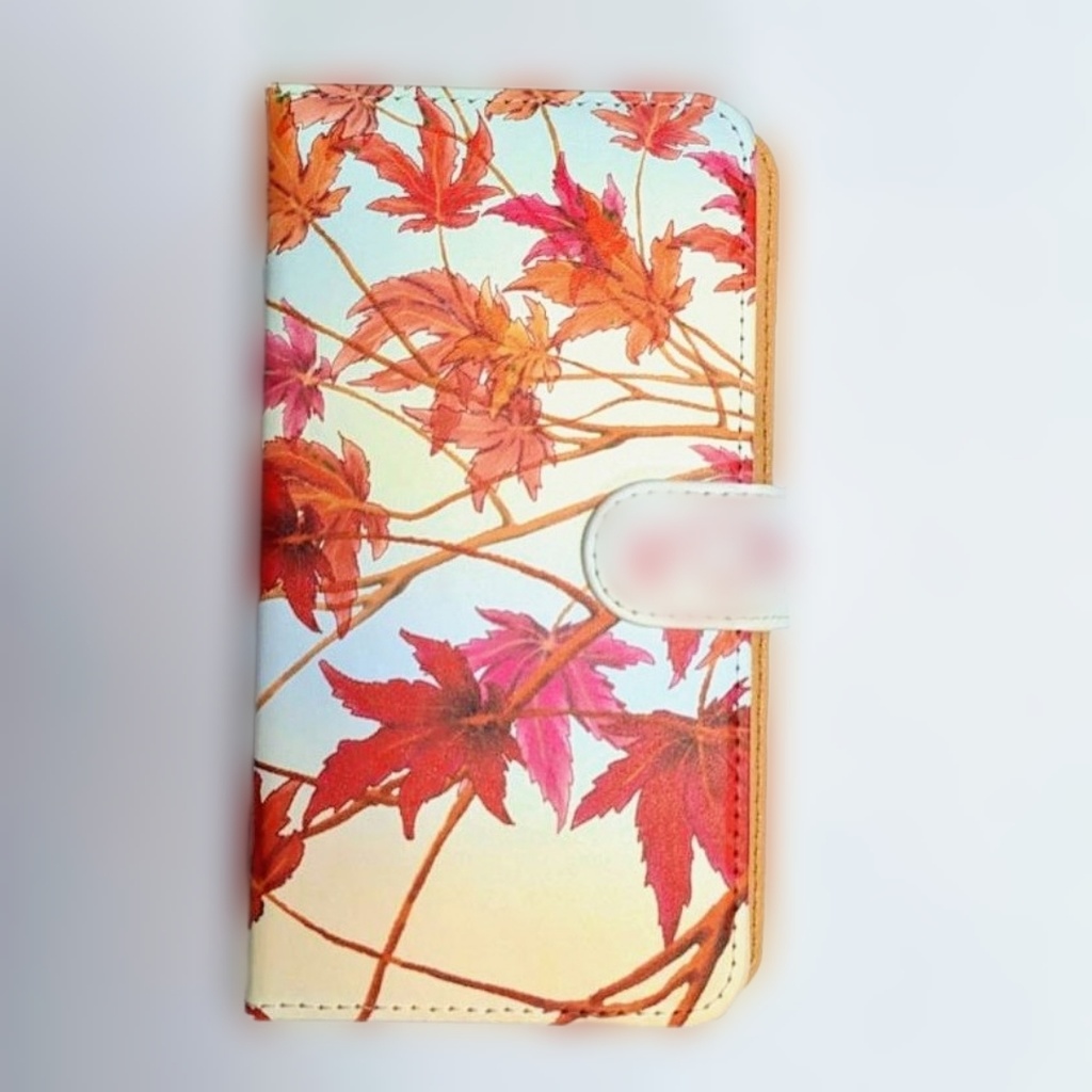Android スマホカバー手帳型 ~紅葉~