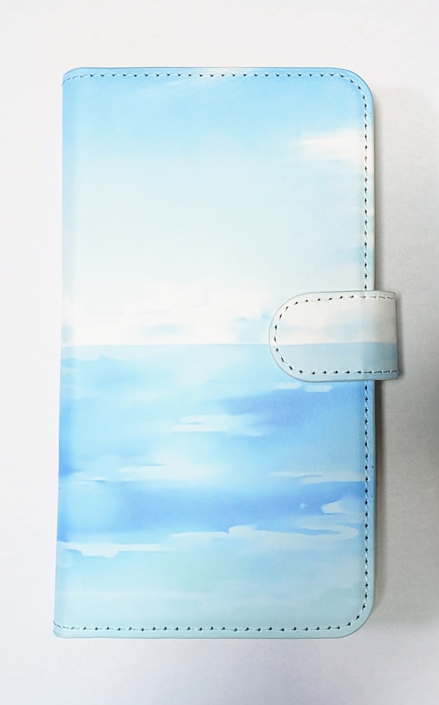 Androidスマホカバー手帳型~煌めく海~