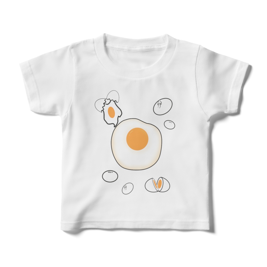 たまご食～べよ♪　　　　　　キッズTシャツ
