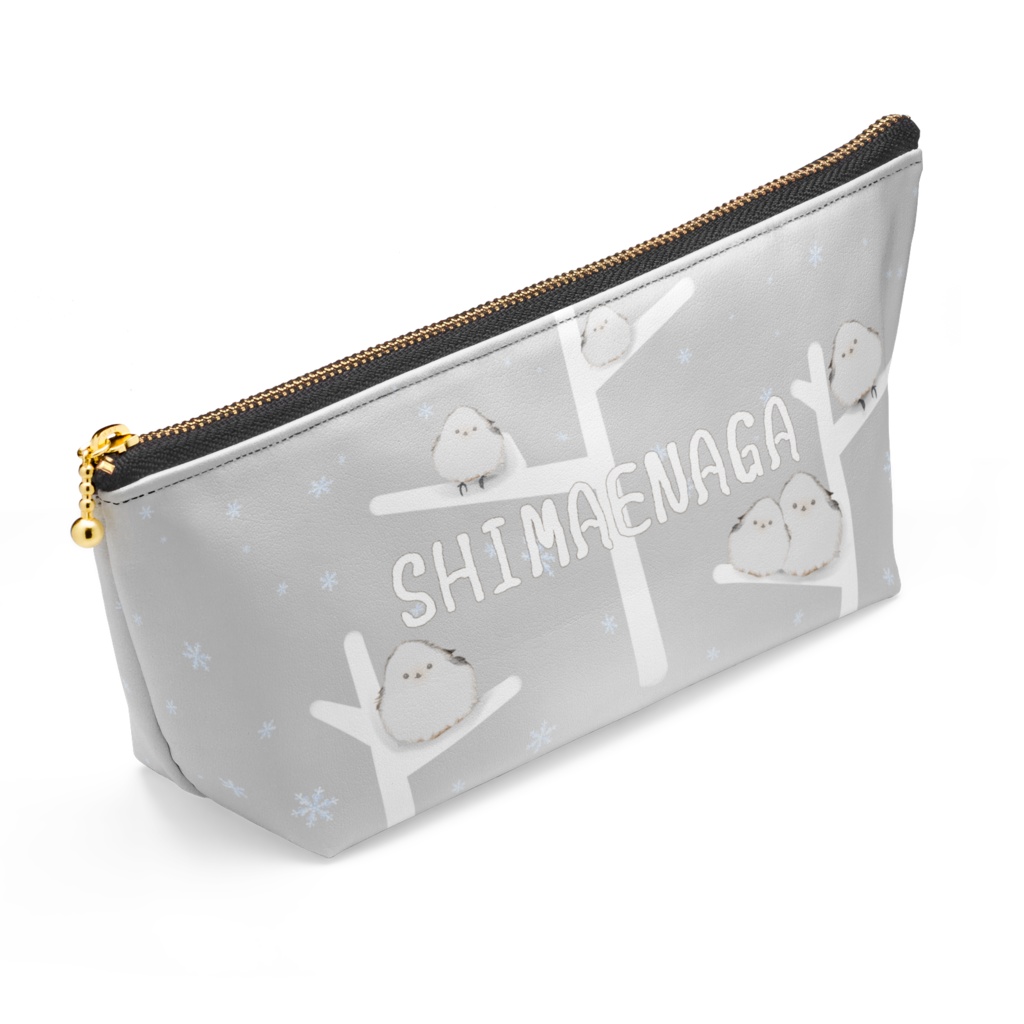 ポーチ~冬のシマエナガ~