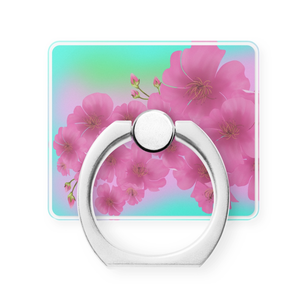 スマホリング横長タイプ~河津桜♡~