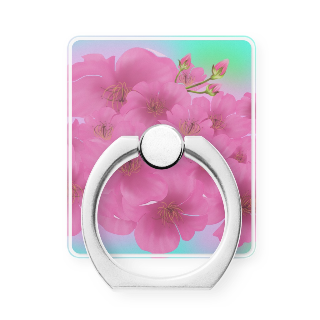 スマホリング縦長タイプ~河津桜♡~
