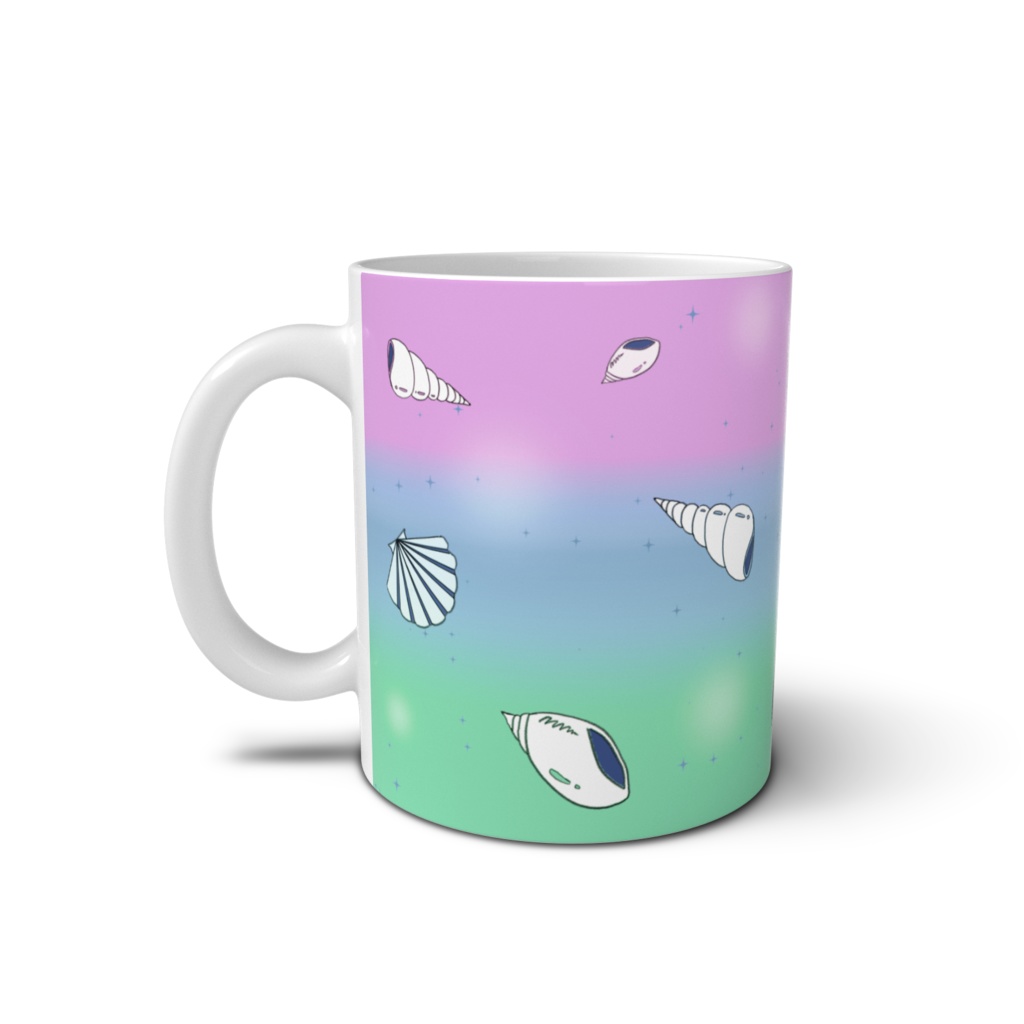 貝殻マグカップ