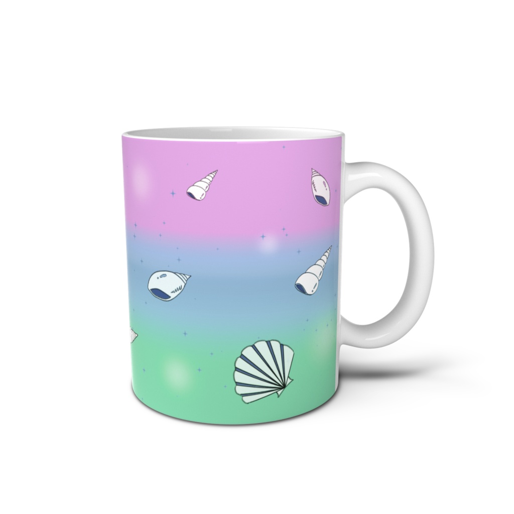 貝殻マグカップ