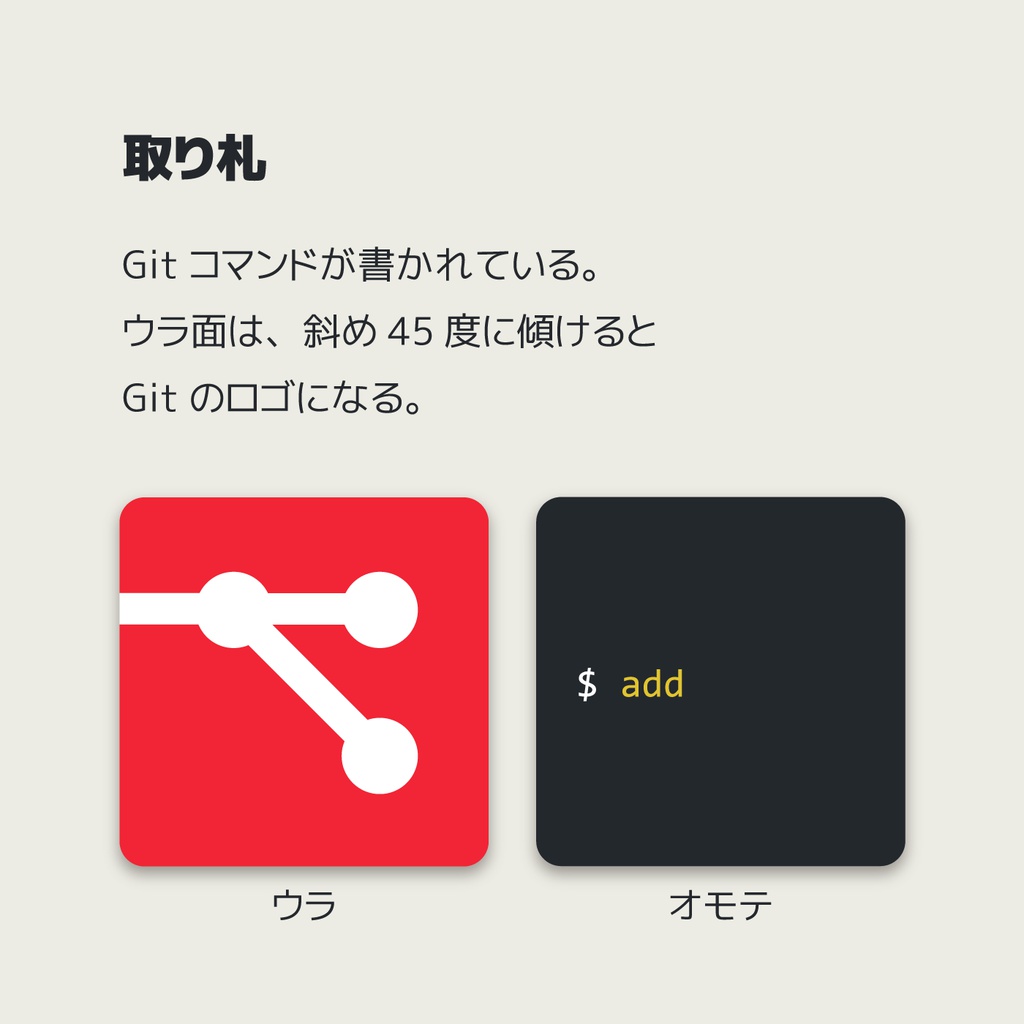 Gitコマンドかるた