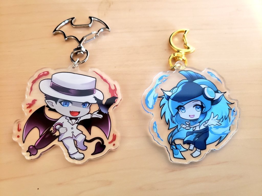 アクリルキーホルダー【こうもりおとこ・2Pマタ・ハリ】