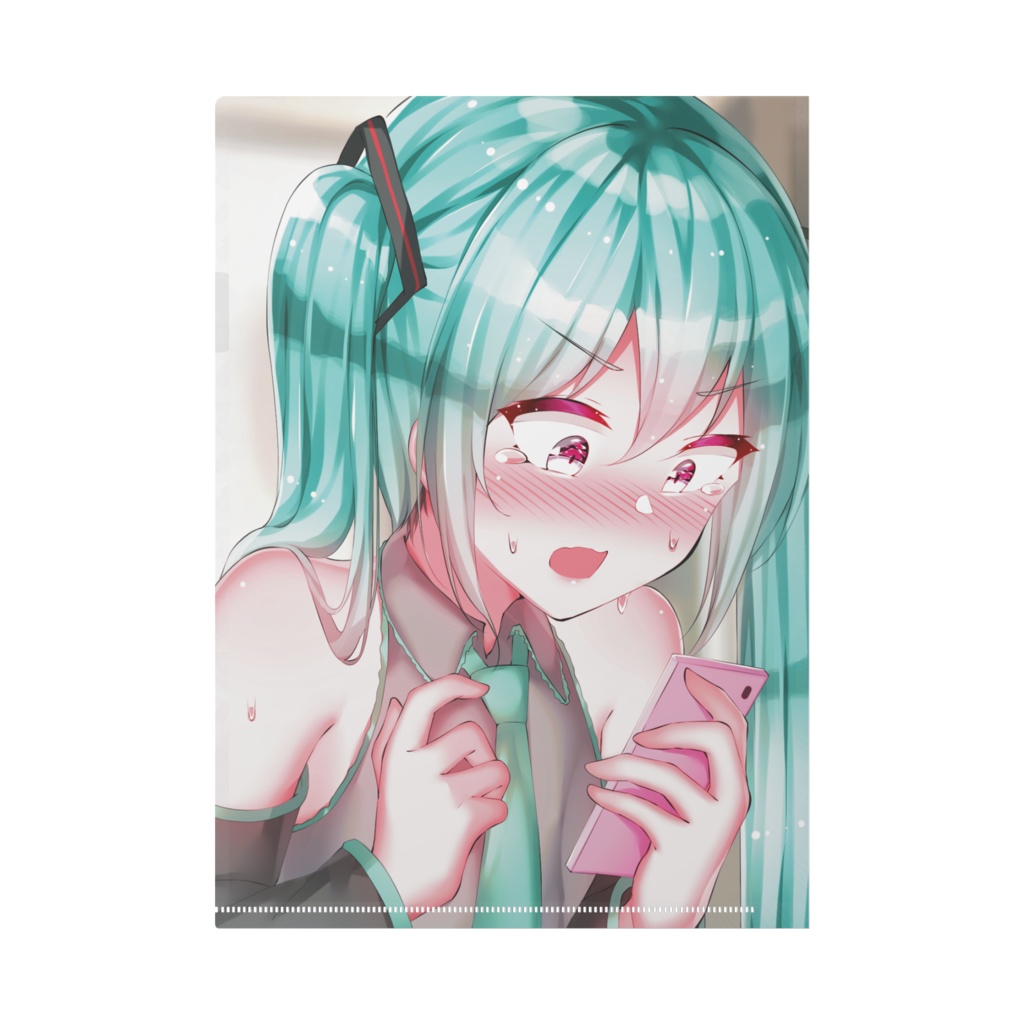 ミクくんクリアファイル