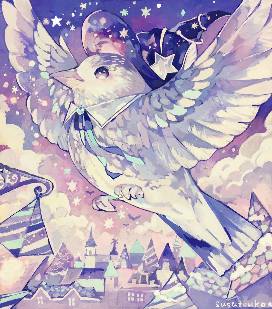 原画色紙 マジックアワー Susutouka S Illustration Booth