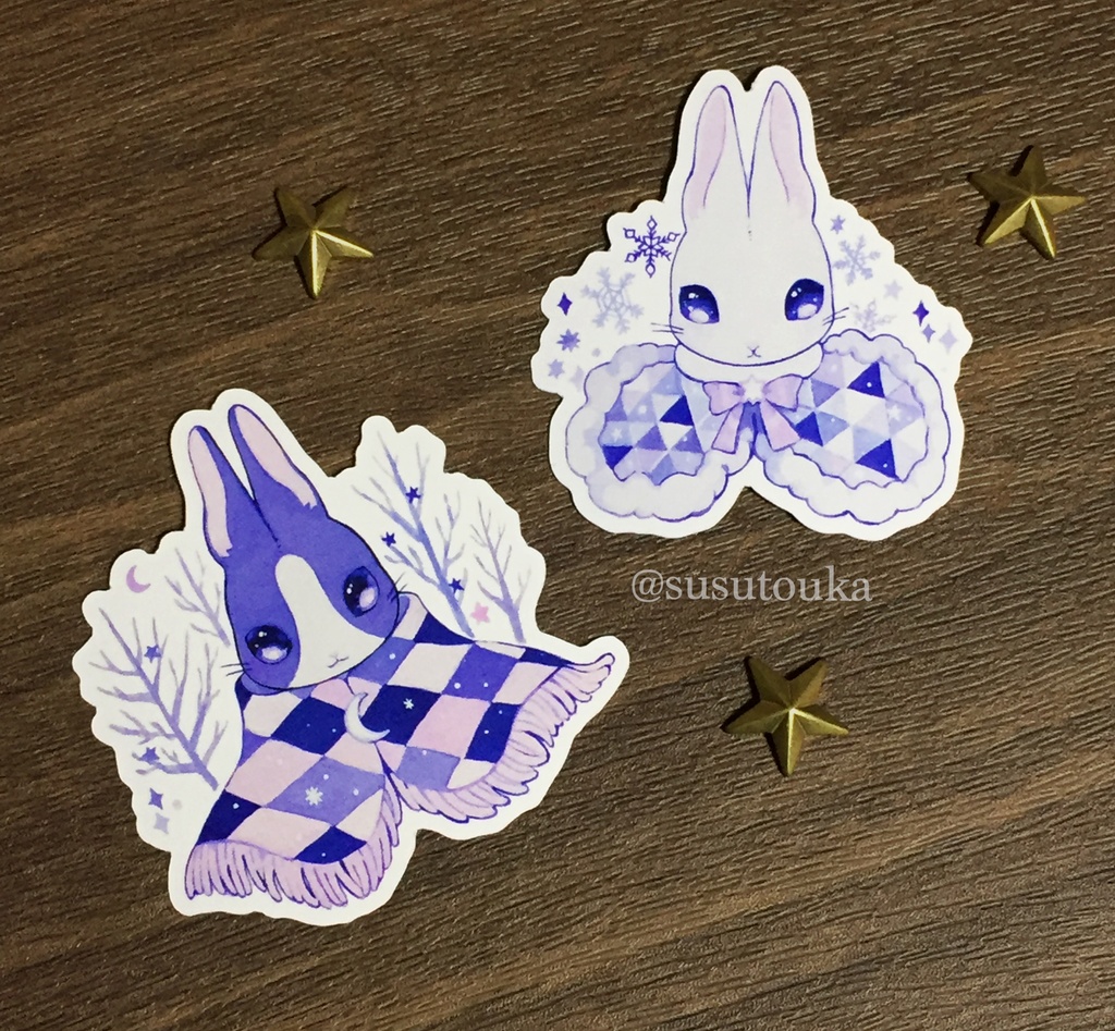 月星ウサギシールセット