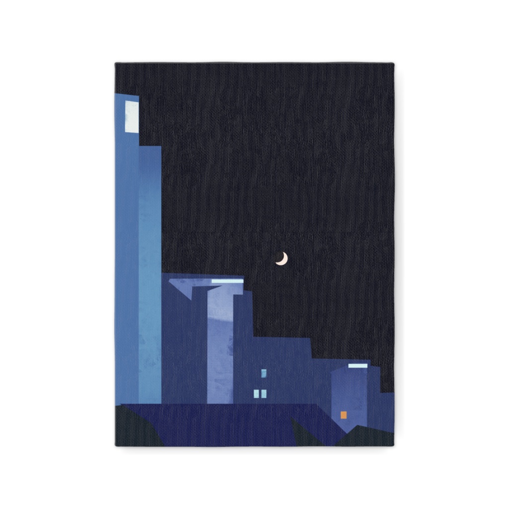 三日月とアパートメント / Crescent Moon and Apartment