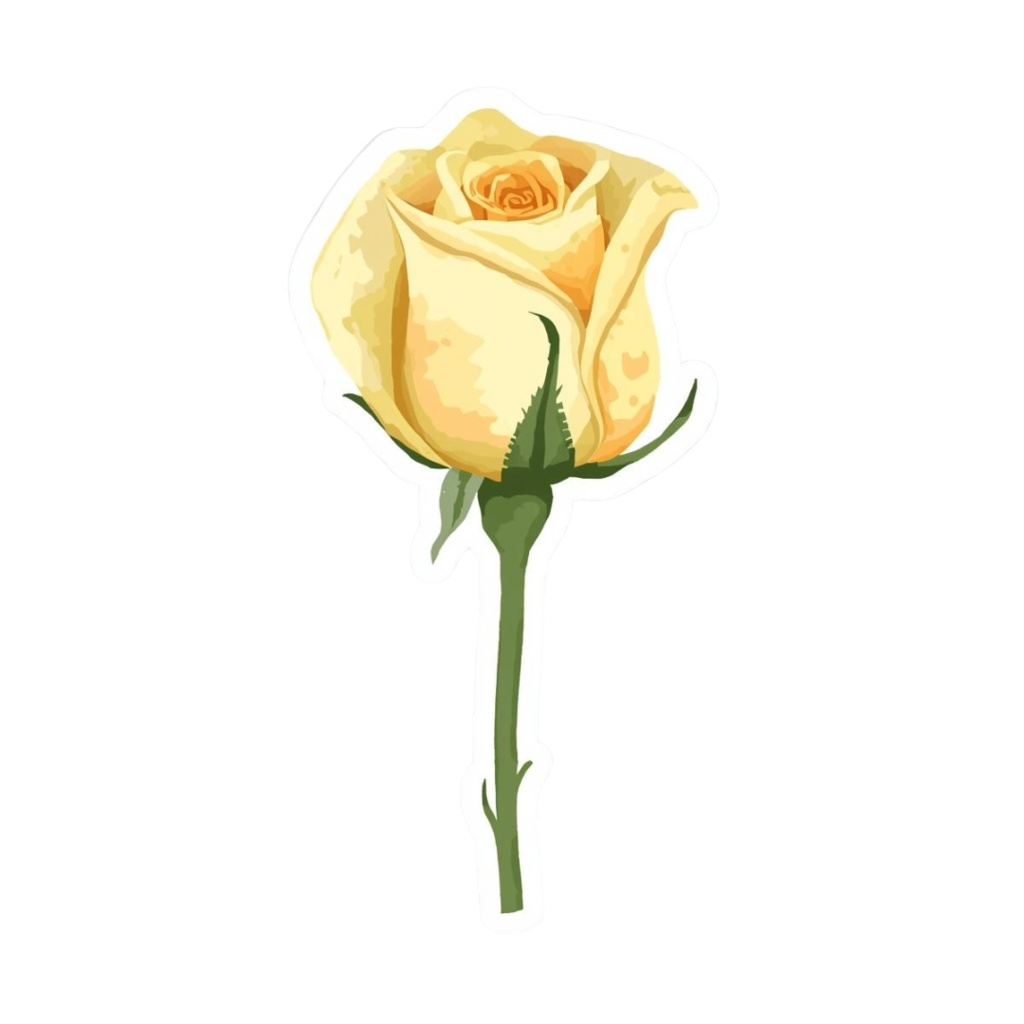 〈黄色いお花 水彩クリップアート〉20点セット/背景透過/CanvaAI生成/PDF