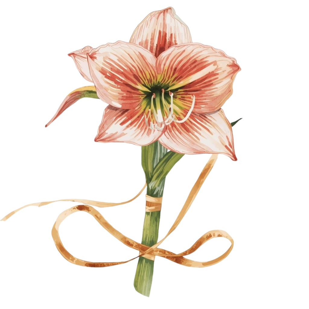 水彩画風 クリスマスフラワー クリップアート素材集(15種)|透過PNG・PDFダウンロード可 Watercolor Christmas Floral Clipart Set (15 Designs) | Transparent PNG & PDF Download