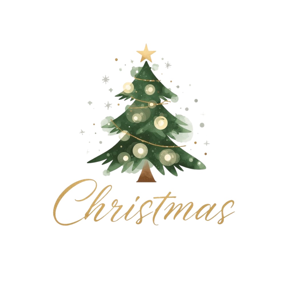 水彩画風 クリスマスフラワー クリップアート素材集(15種)|透過PNG・PDFダウンロード可 Watercolor Christmas Floral Clipart Set (15 Designs) | Transparent PNG & PDF Download