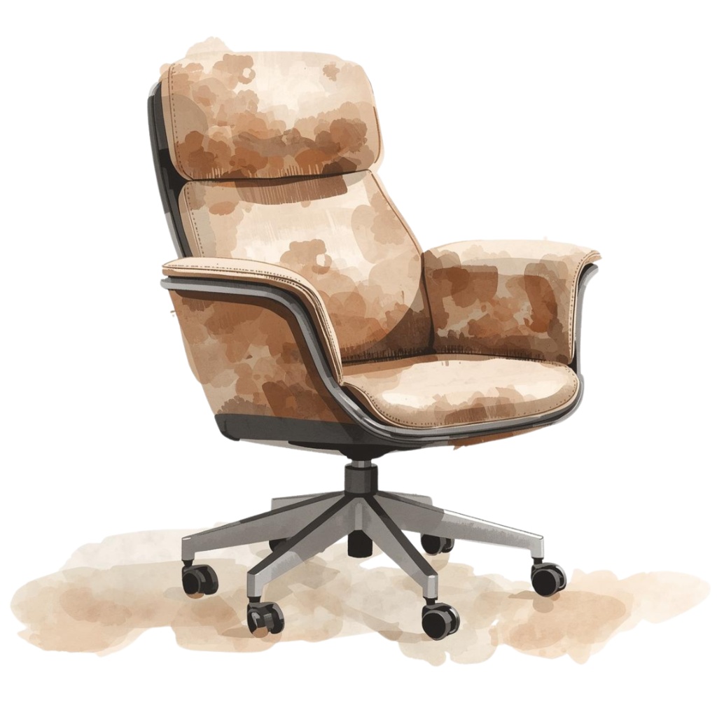 【商用利用OK】水彩画風オフィスツールクリップアートセット|お洒落な仕事道具イラスト12点(PNG透過)