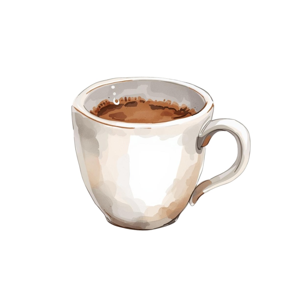 【商用利用OK】水彩画風オフィスツールクリップアートセット|お洒落な仕事道具イラスト12点(PNG透過)