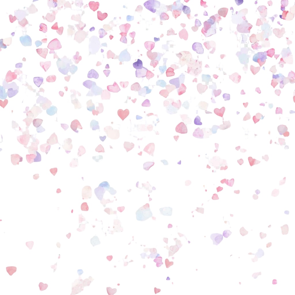 Watercolor Valentine Clip Art Set (手描き水彩のバレンタイン素材・19点/PNG・背景透過・PDFダウンロード)