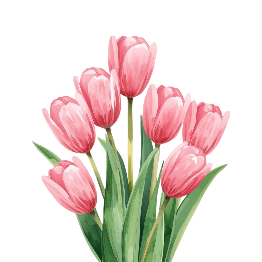 春の水彩クリップアート20点セット|桜・花・うさぎ・いちご|背景透過PNG素材|Canva AI生成