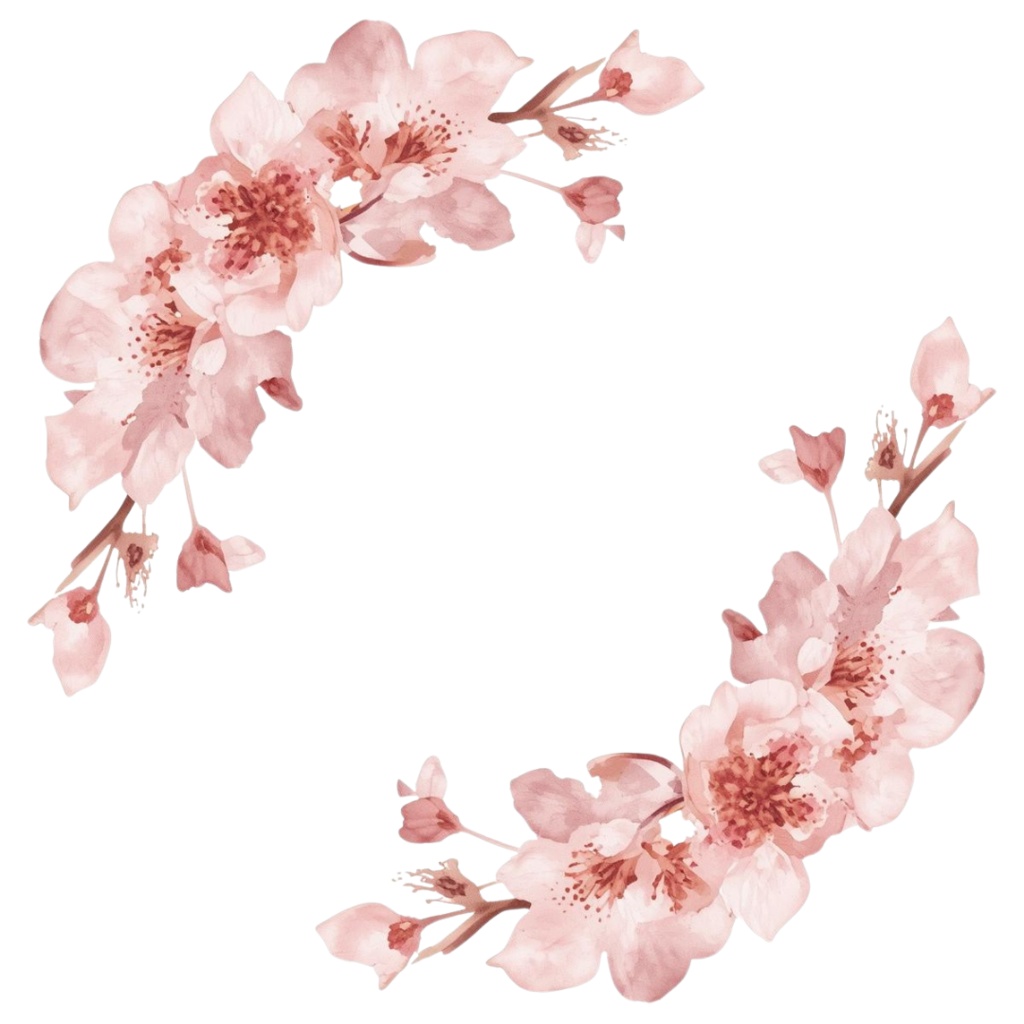 春の水彩クリップアート20点セット|桜・花・うさぎ・いちご|背景透過PNG素材|Canva AI生成