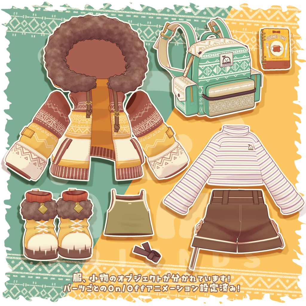 【3Dモデル】ノラフィリカ NoraFirika