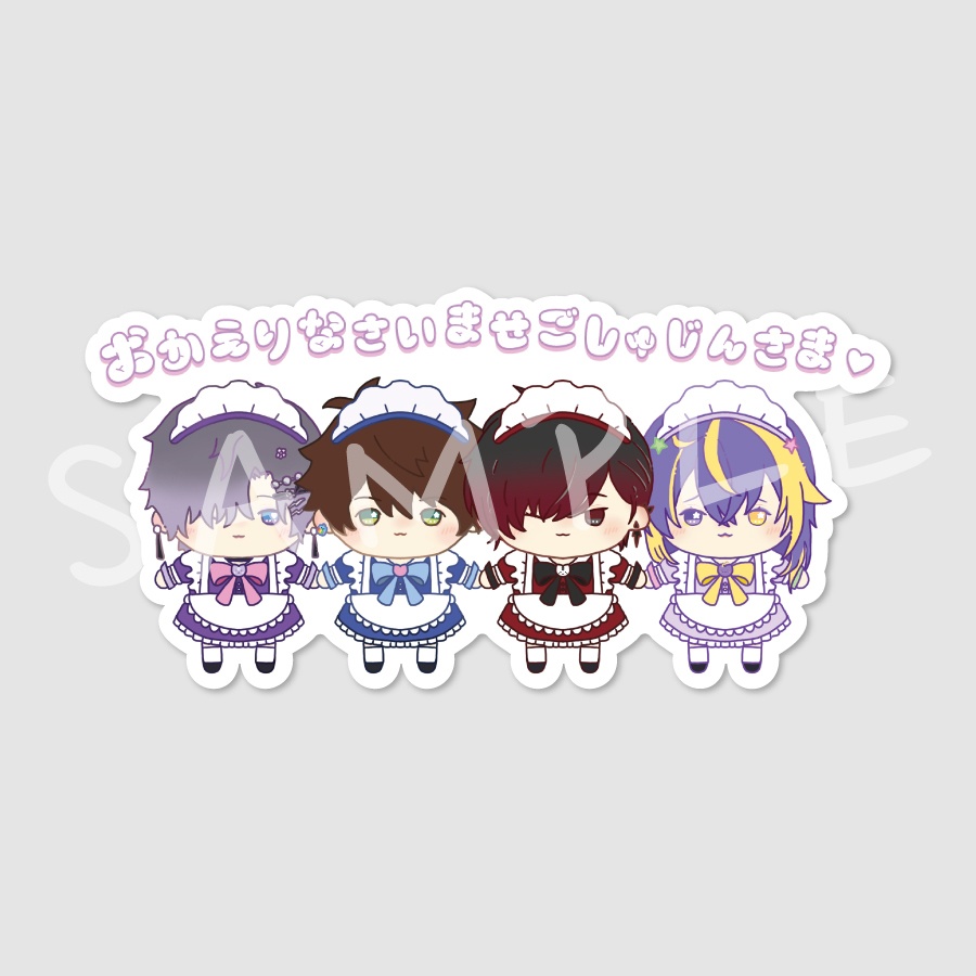 メイドさんステッカー（集合）★非公式