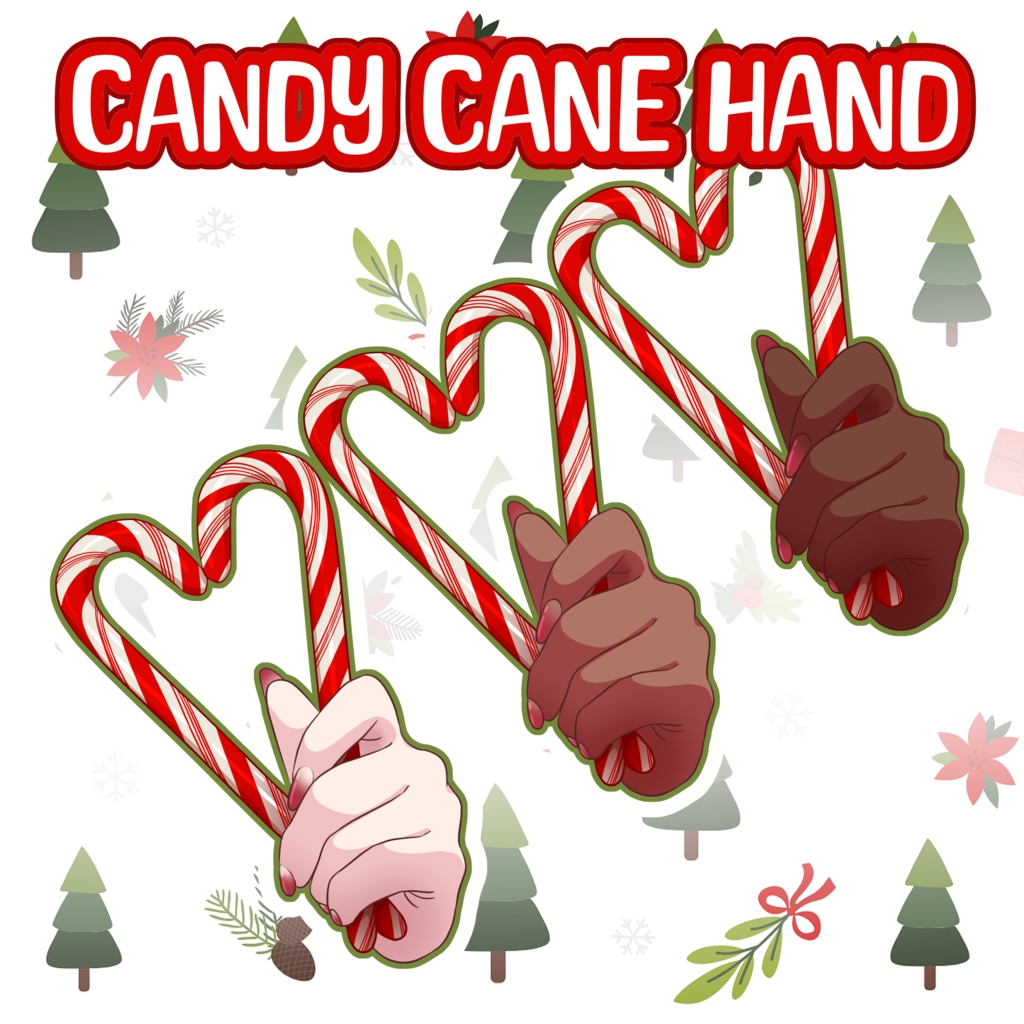 Candy Cane Hand