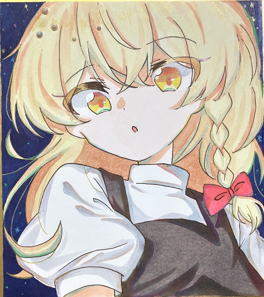 魔理沙色紙