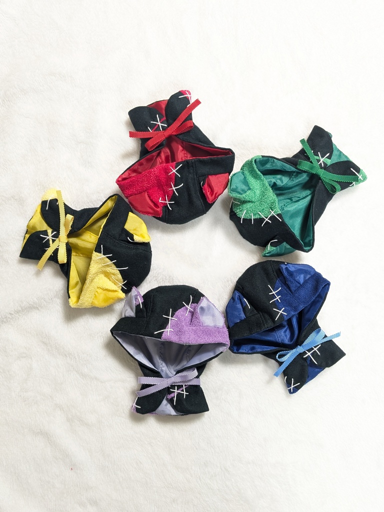 つぎはぎケープ(10cm まほやく きらどるサイズ)