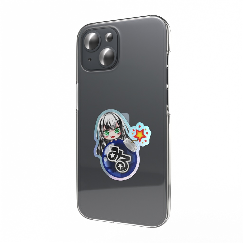 オーロラスマホステッカー 