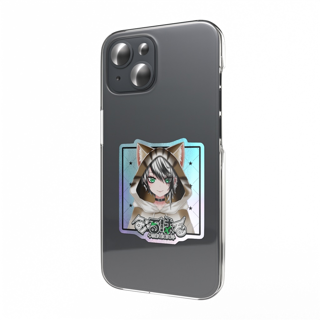 オーロラスマホステッカー