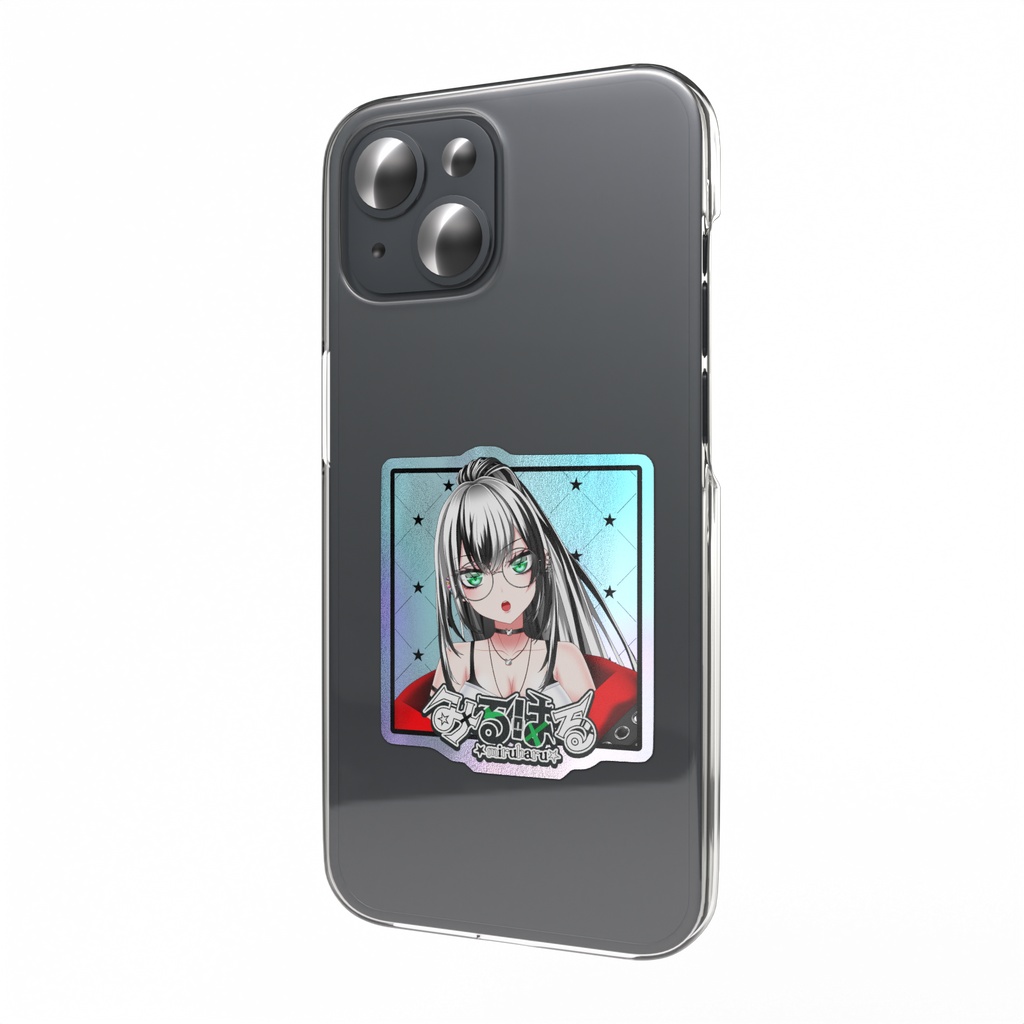 オーロラスマホステッカー