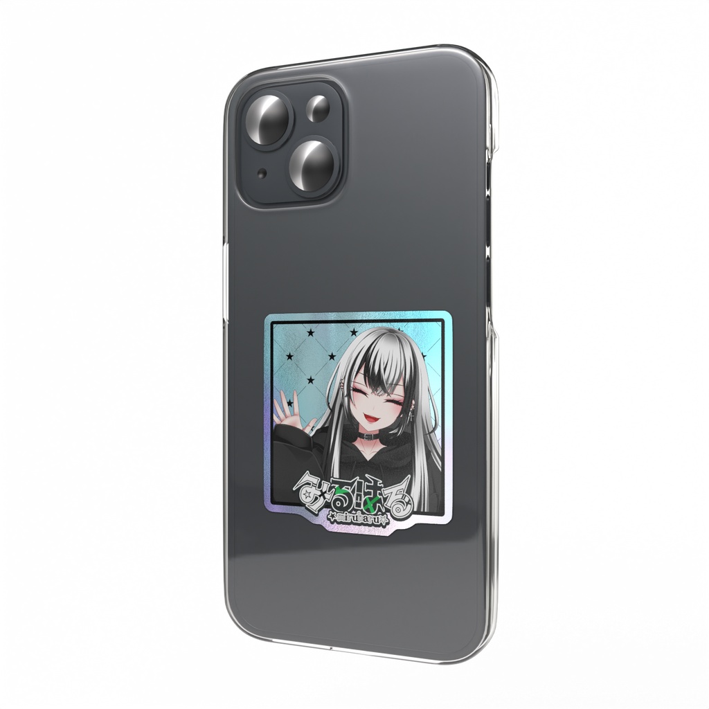 オーロラスマホステッカー
