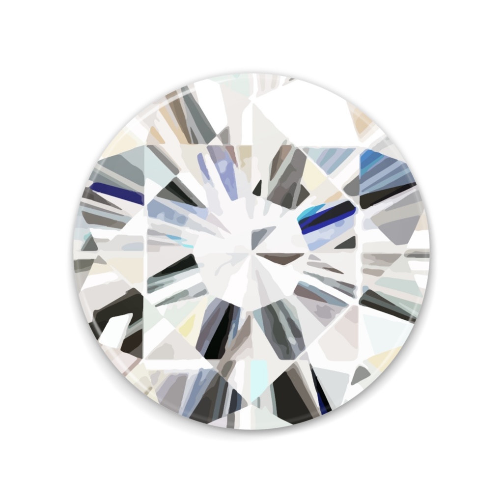 ダイヤモンドの缶ミラー