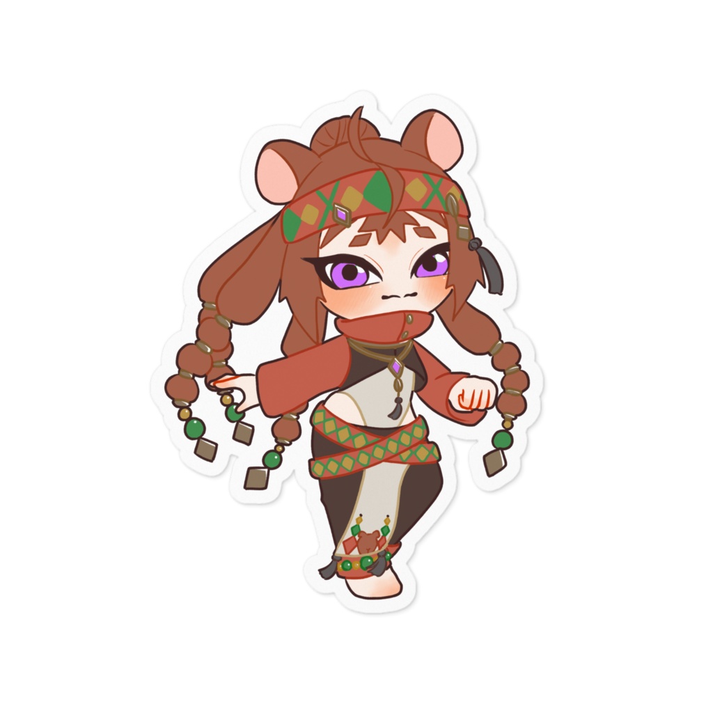 まーちゃんのステッカー
