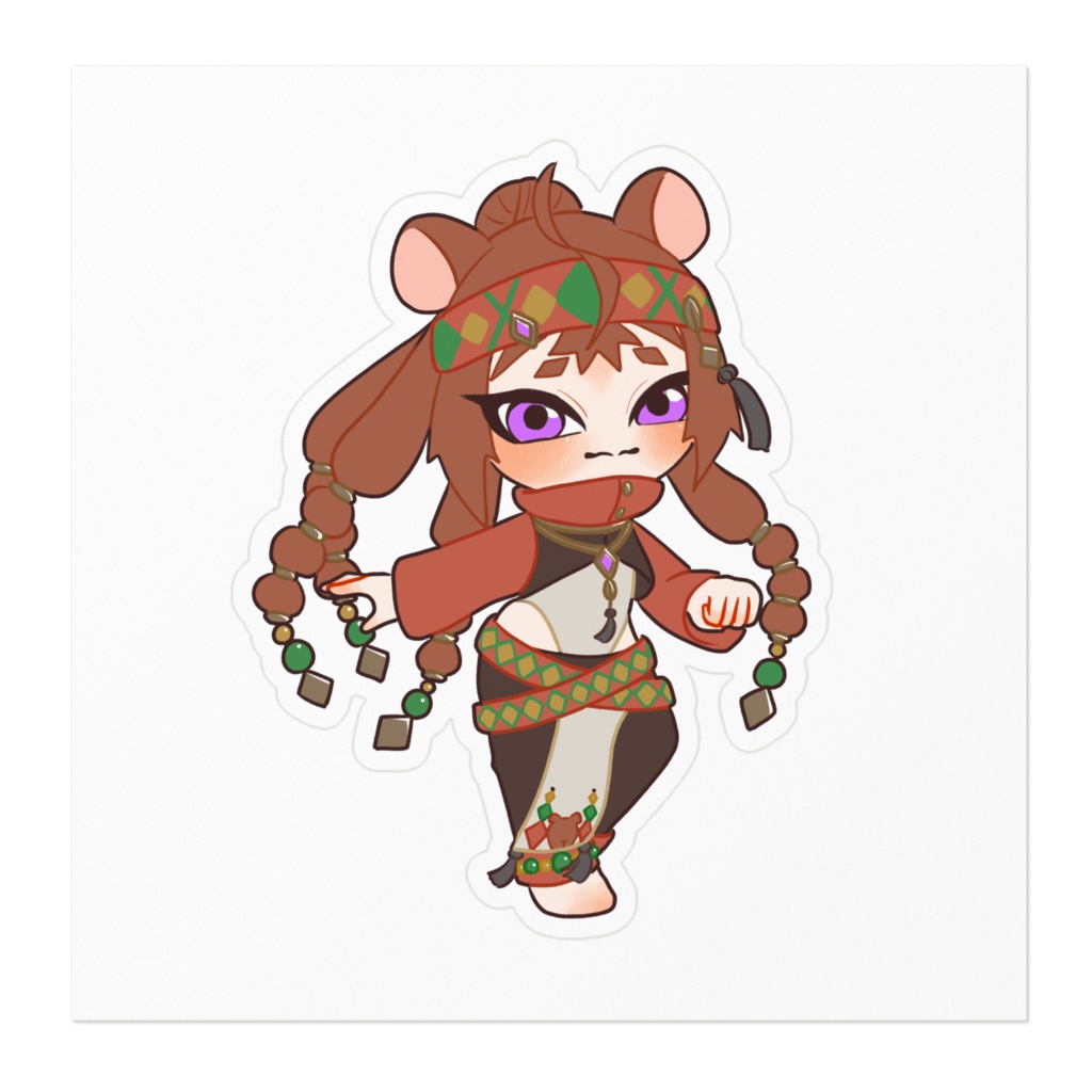 まーちゃんのステッカー