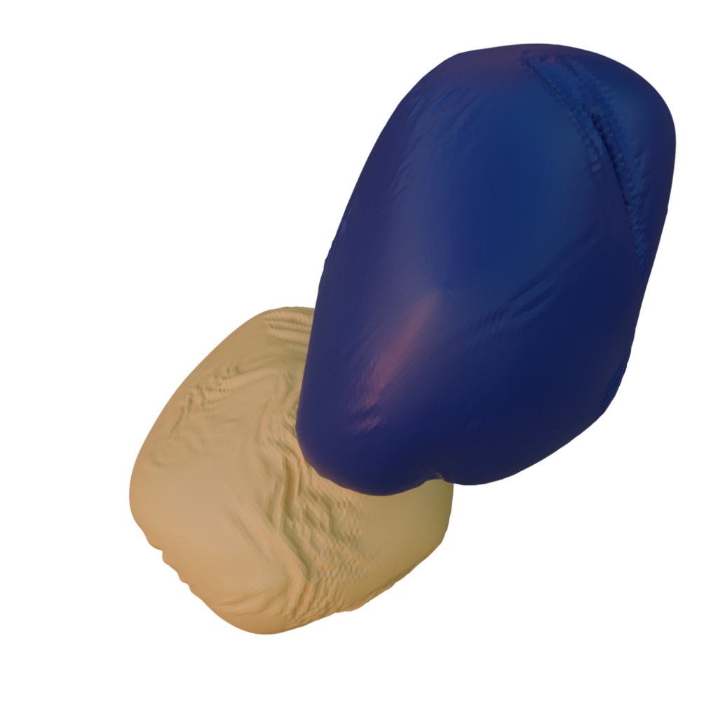 ビーズクッション_3Dデータ(blender /obj/fbx/glb)