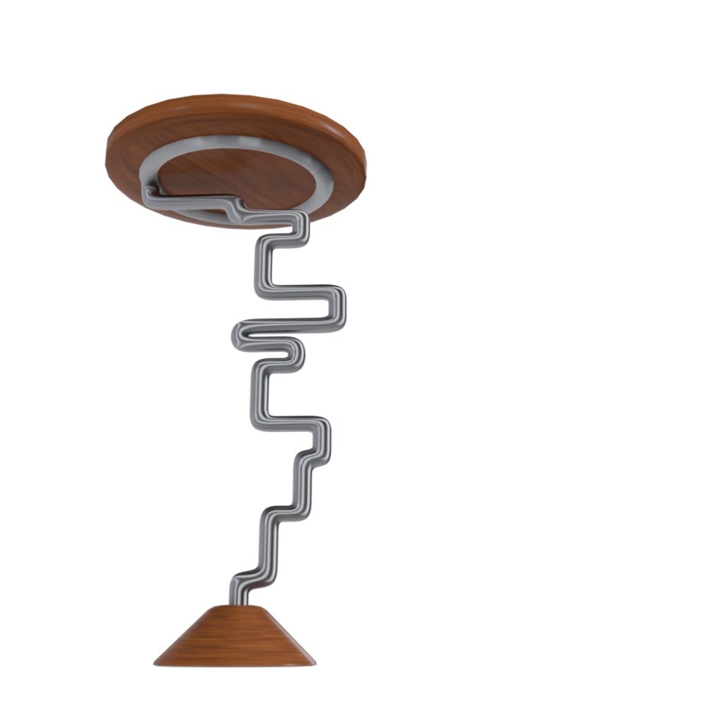 アミダテーブル_3Dデータ(blender /obj/fbx/glb)