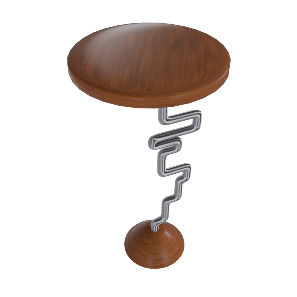 アミダテーブル_3Dデータ(blender /obj/fbx/glb)