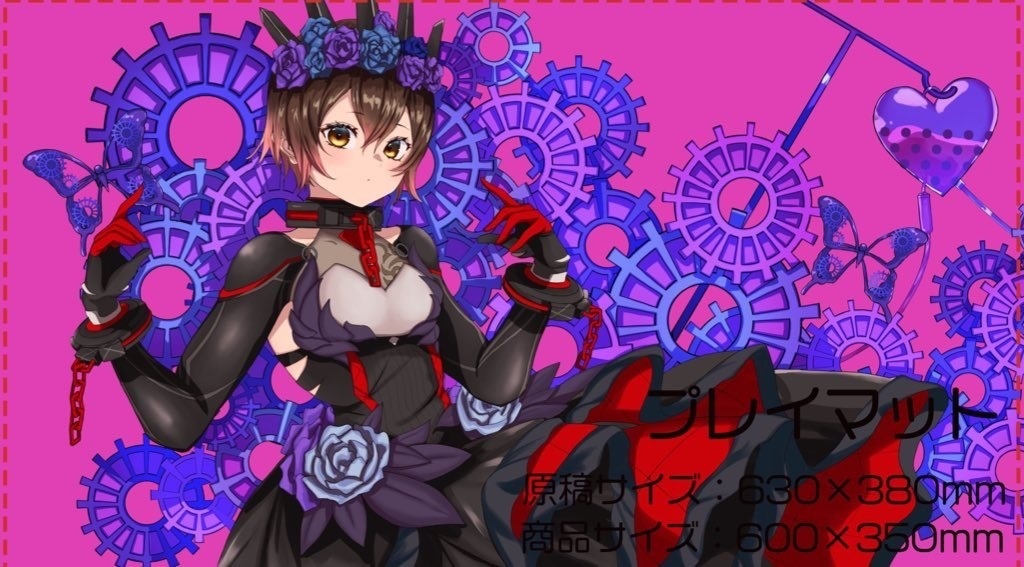  カードサプライ【プレイマット】 ホロライブ_ロボ子さん_花嫁リルビ
