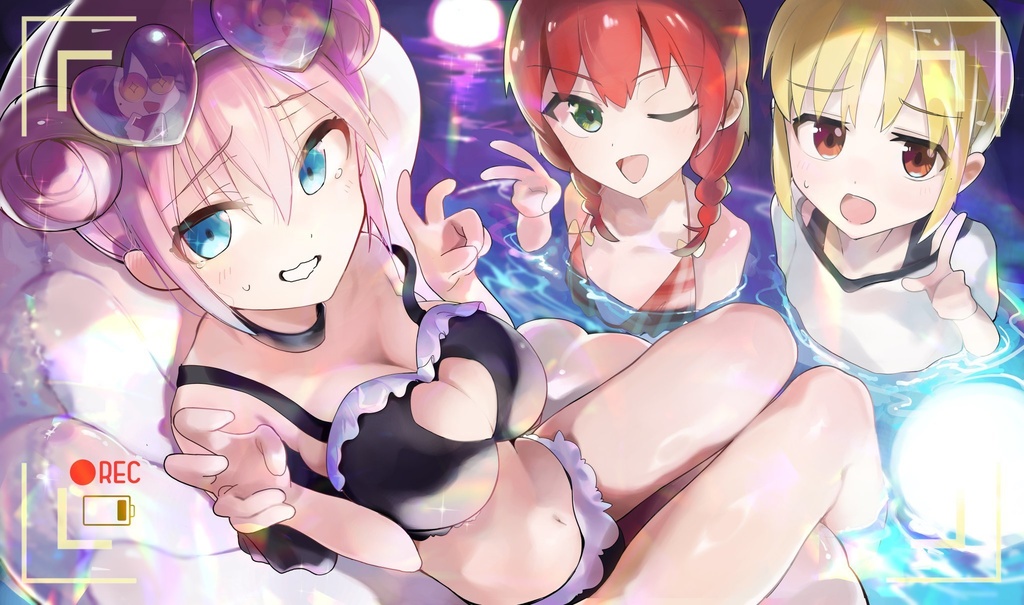  カードサプライ【プレイマット】 ぼっち・ざ・ないとぷーる！_ぼっち・ざ・ろっく!